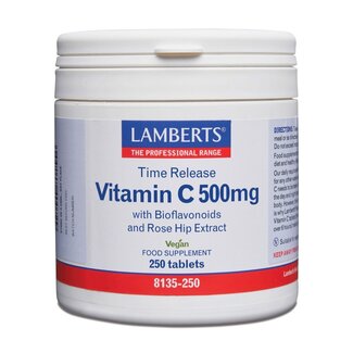Lamberts Lamberts Vitamina C 500 de liberación prolongada y bioflavonoides 250 Comprimidos