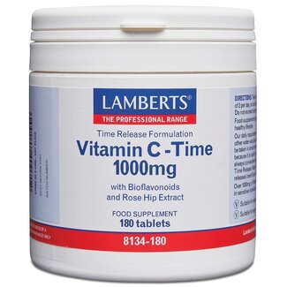 Lamberts Vitamina C 1000 de liberación prolongada y bioflavonoides 180 comprimidos