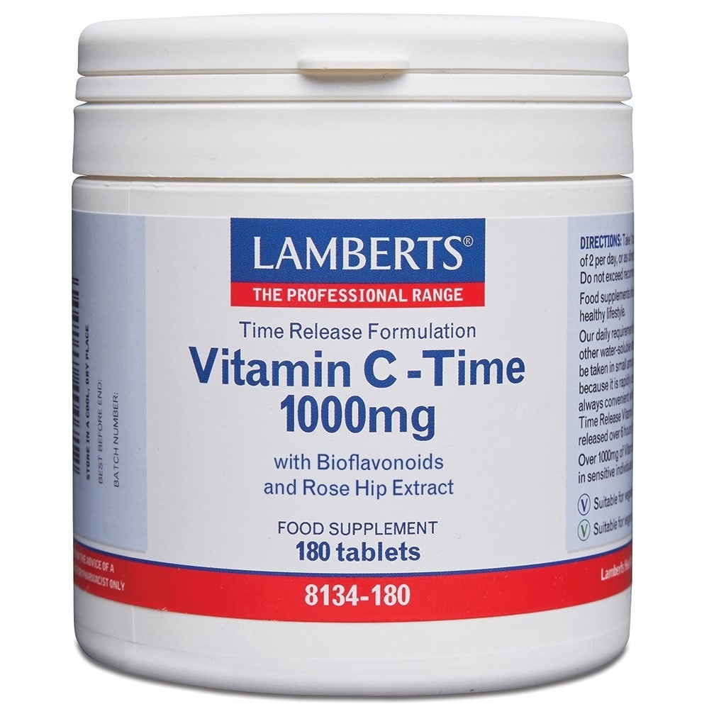 Lamberts Vitamina C 1000 Rilascio Prolungato & Bioflavonoidi