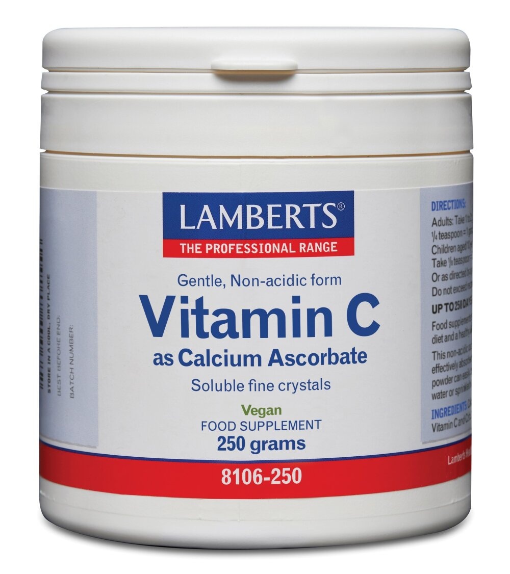 Lamberts Vitamina C Ascorbato di Calcio 250g | MyFitRank