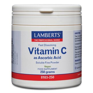 Lamberts Lamberts Vitamina C Acido Ascorbico 250 Grammi