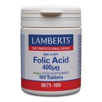 Lamberts Lamberts Vitamine B11 400mcg (foliumzuur) 100 Tabletten