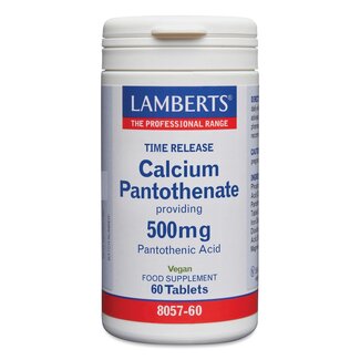 Lamberts Vitamina B5 (calcio pantotenato) a rilascio prolungato 60 Compresse