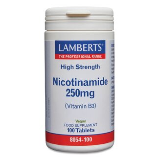 Lamberts Lamberts Vitamina B3 250mg (nicotinamida) 100 Comprimidos