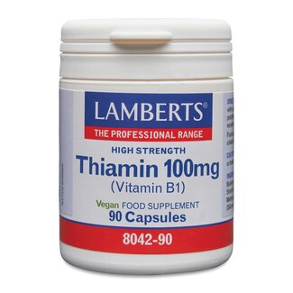 Lamberts Vitamin B1 100mg (thiamine) 90 Vegetarian capsules
