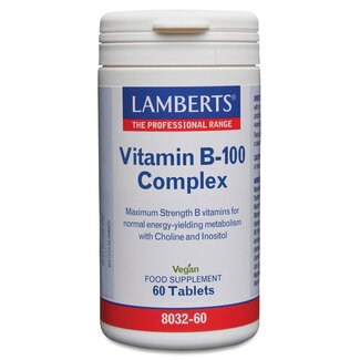 Lamberts Lamberts Vitamine B100 complex 60 comprimidos