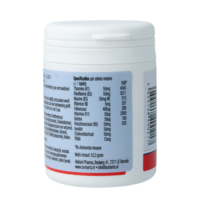 Complejo de Vitamina B50 60 comprimidos