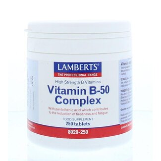 Lamberts Lamberts Complexe Vitamine B50 250 Comprimés