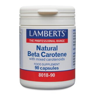 Lamberts Lamberts Vitamina A 15mg natural (betacaroteno) 90 Cápsulas