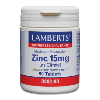 Lamberts Zinc Citrate 15mg 90 Tablets