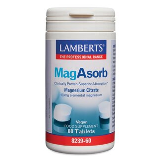 Lamberts Lamberts MagAsorb (citrate de magnésium) 150 mg 60 Comprimés