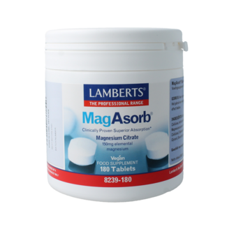 Lamberts MagAsorb (citrate de magnésium) 150 mg 180 comprimés