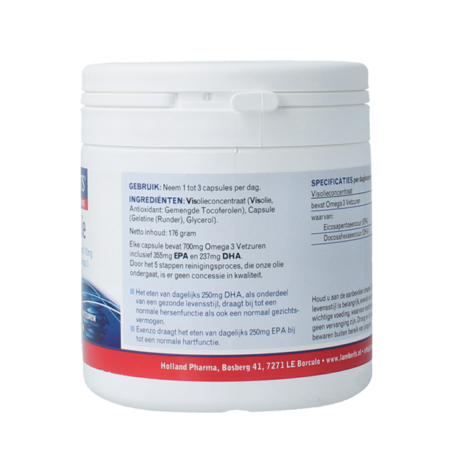Reines Fischöl 1100mg Omega 3 120 Kapseln