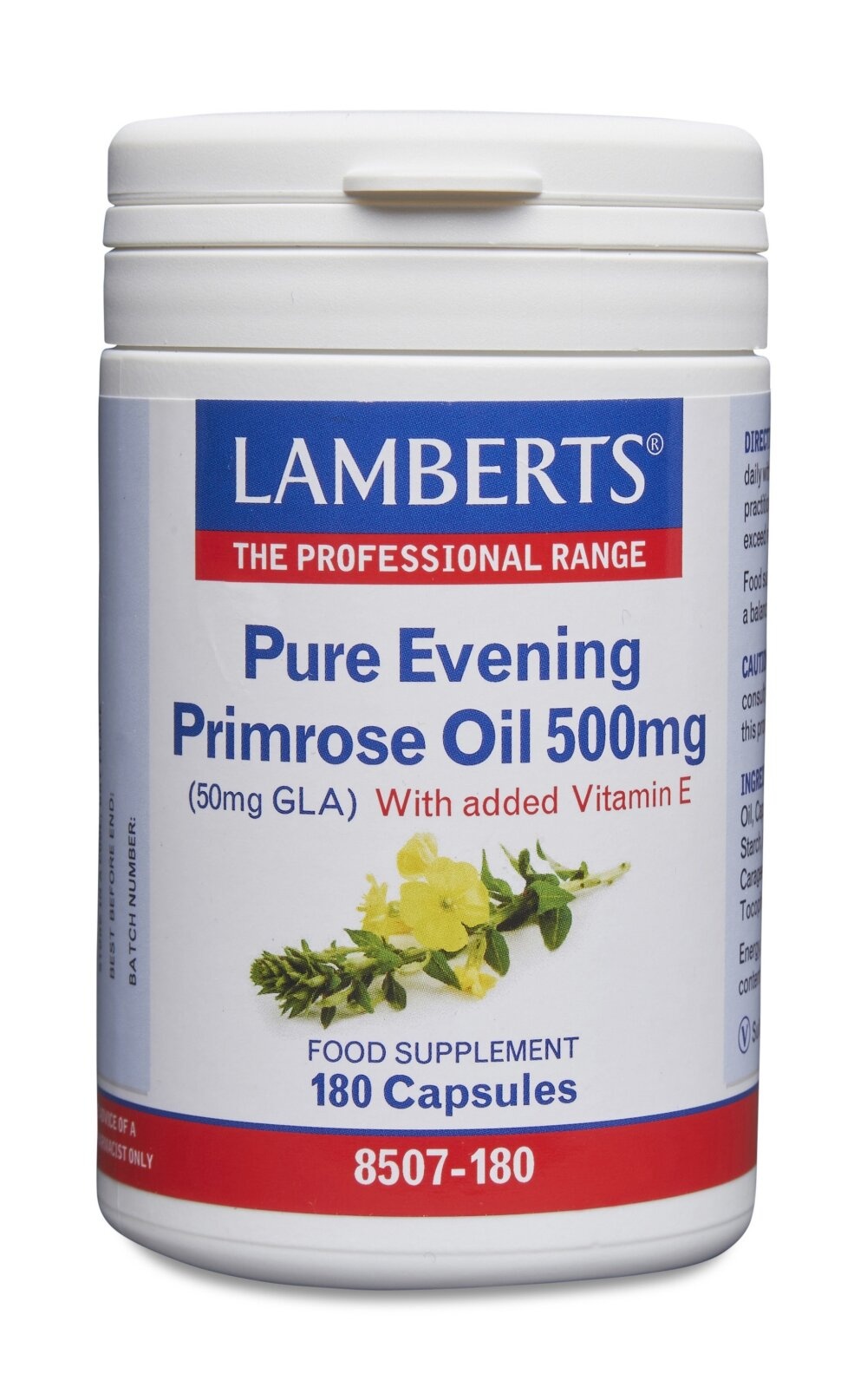 Lamberts Olio di Enotera 500mg - Benessere Naturale