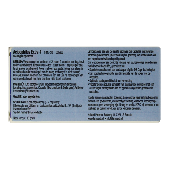 Acidophilus Extra 4 30 Kapsułek