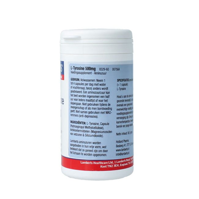 L-Tyrosine 500mg 60 Cápsulas