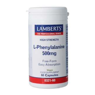 Lamberts Lamberts L-Fenyloalanina 500mg 60 Kapsułek