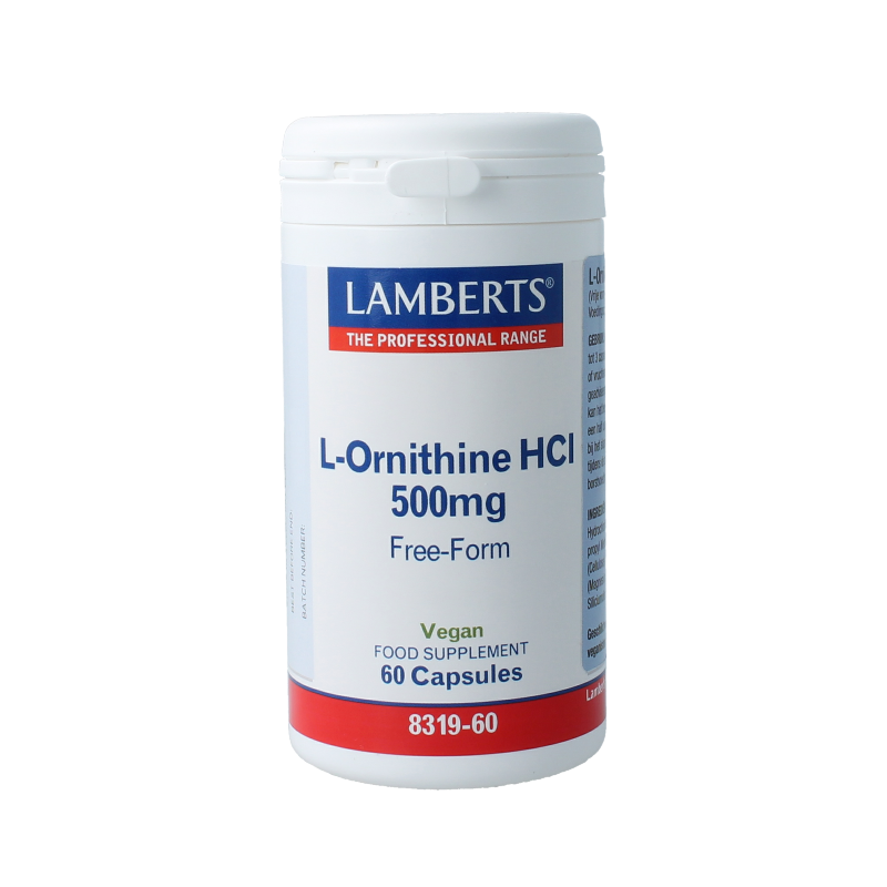 Lamberts L-Ornitina 500mg - Supporto Energetico e Recupero