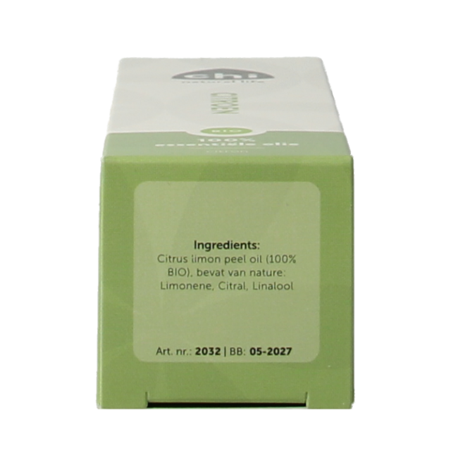 Citroen etherische olie eko bio 10 Milliliter