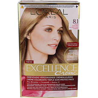 Excellence L'Oréal Excellence 8.1 Rubio Claro Ceniza 1 Set