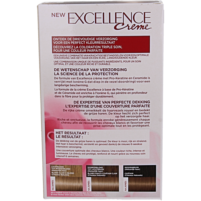Excellence Excellence 8.1 jasny popielaty blond 1 Zestaw