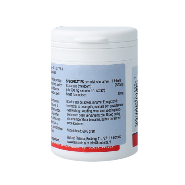 Crataegus 2500 mg (aubépine) 60 comprimés
