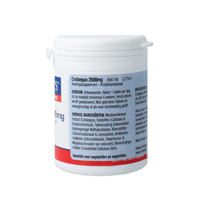 Crataegus 2500 mg (aubépine) 60 comprimés