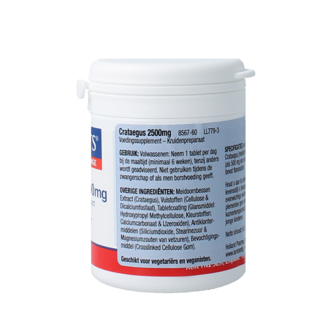 Crataegus 2500mg (Hawthorn) 60 Tablets