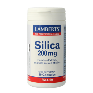 Lamberts Kiezelzuur uit bamboe (silica 200mg) 90 Vegetarische capsules
