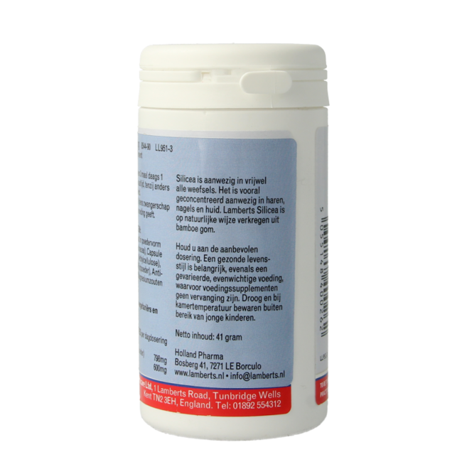 Acide silicique de bambou (silice 200mg) 90 capsules végétariennes