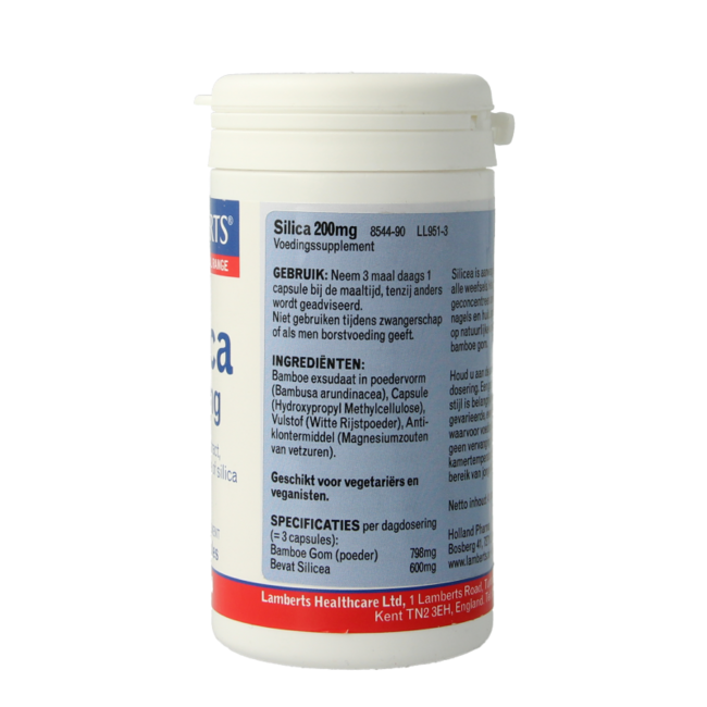 Ácido silícico de bambú (sílice 200 mg) 90 Cápsulas vegetarianas