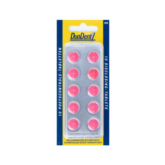 Duodent Control de placa 10 comprimidos