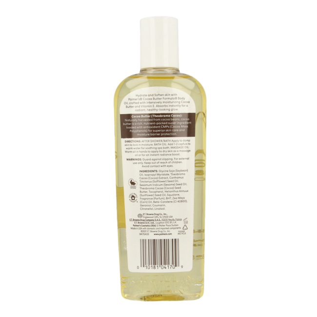 Palmers Cocoa Butter Formula feuchtigkeitsspendendes Körperöl 250 ml