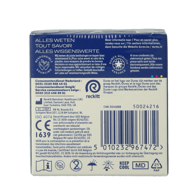 Durex Extra Safe 3 Pezzi