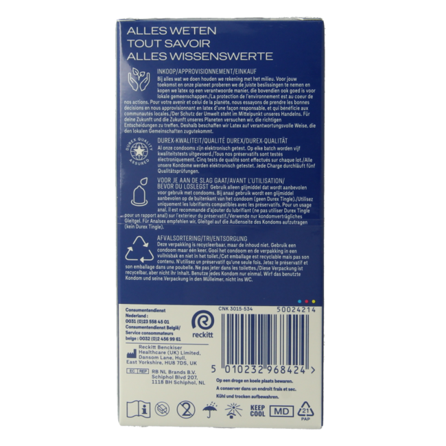 Durex Classic Natural - 12 Pack