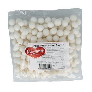 Schuttelaar Schuttelaar Pfefferminzbonbons 1 Kilogramm