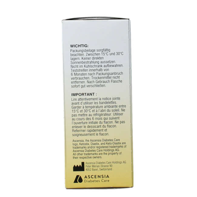 Paski testowe Ketostix 50 sztuk