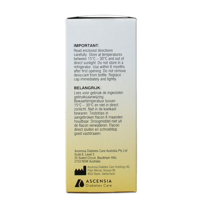 Tiras reactivas Ketostix 50 unidades