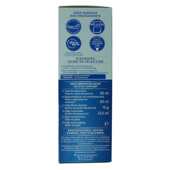 Schwarzkopf Blonde haarverf intensive blond super L1  1 Set