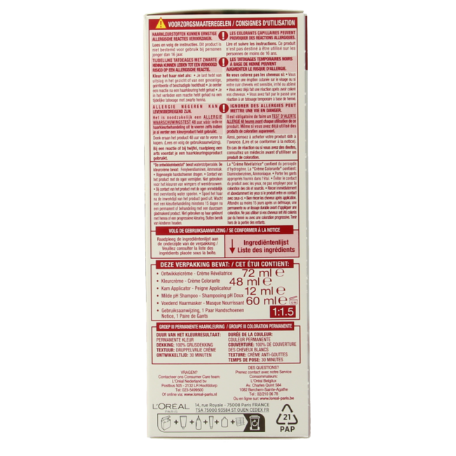 Excellence Crème 6 Rubio Oscuro 1 Set