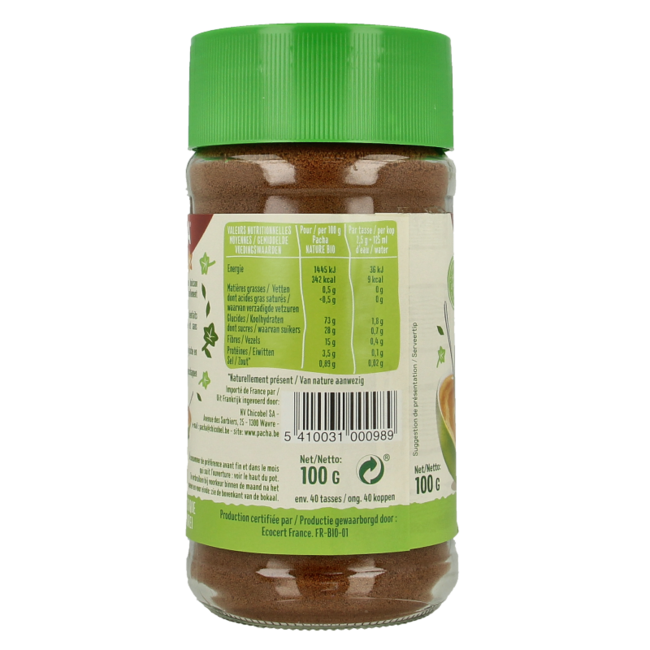 Chicorée soluble bio 100 g