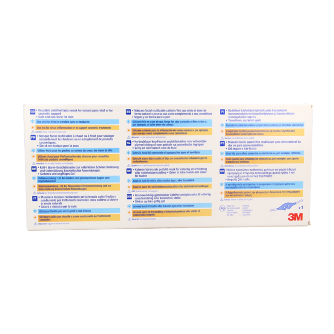 Masque facial chaud froid 1 pièce