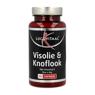 Lucovitaal Lucovitaal Olej rybi i czosnek 90 Kapsułek