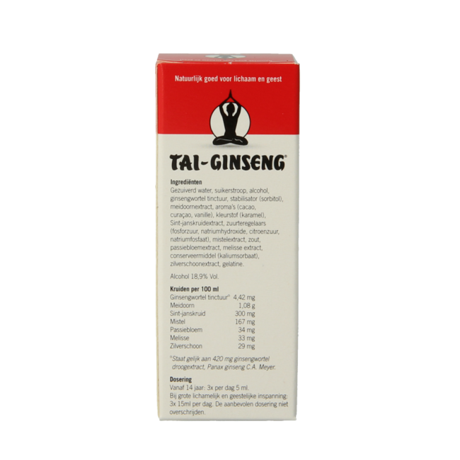 Tai Ginseng Tai ginseng elixer 20 Milliliter