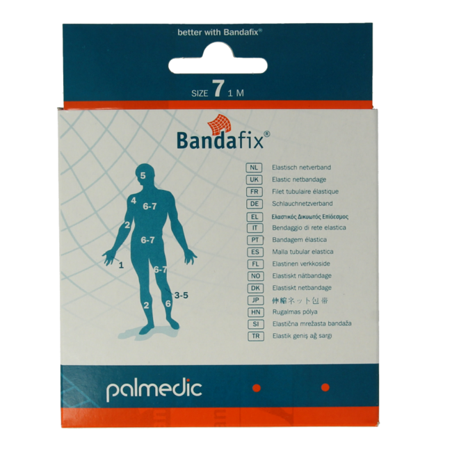Bandafix n.º 7 Pecho-espalda-muslo-parte inferior del cuerpo-cadera 1 metro 1 unidad