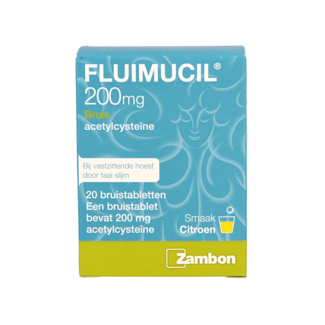 Fluimucil Brausetablette 200 mg, 20 Brausetabletten