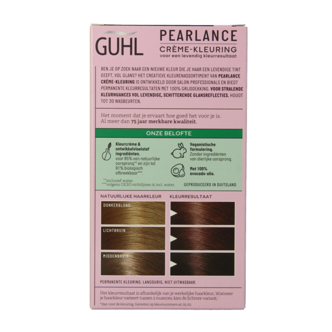 Guhl coloración en crema intensiva 55 marrón rojizo cálido 1 set