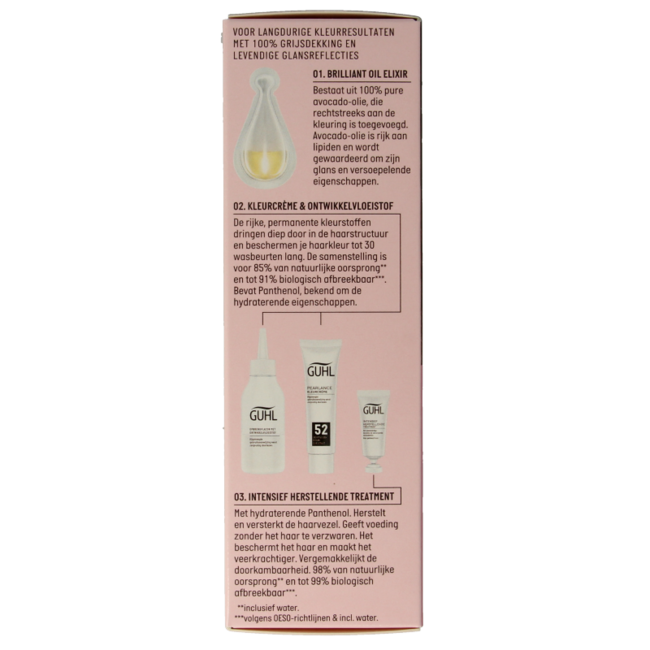 Guhl Pearlance coloration crème intensive 52 châtain clair doré 1 set