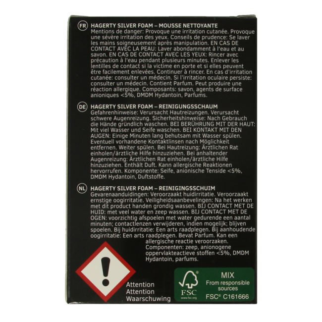 Silver foam multimetal 185 Gram