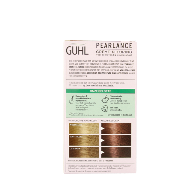Guhl Pearlance Intensiv-Creme-Farbe 63 Kupfer-Mahagoni 1 Set